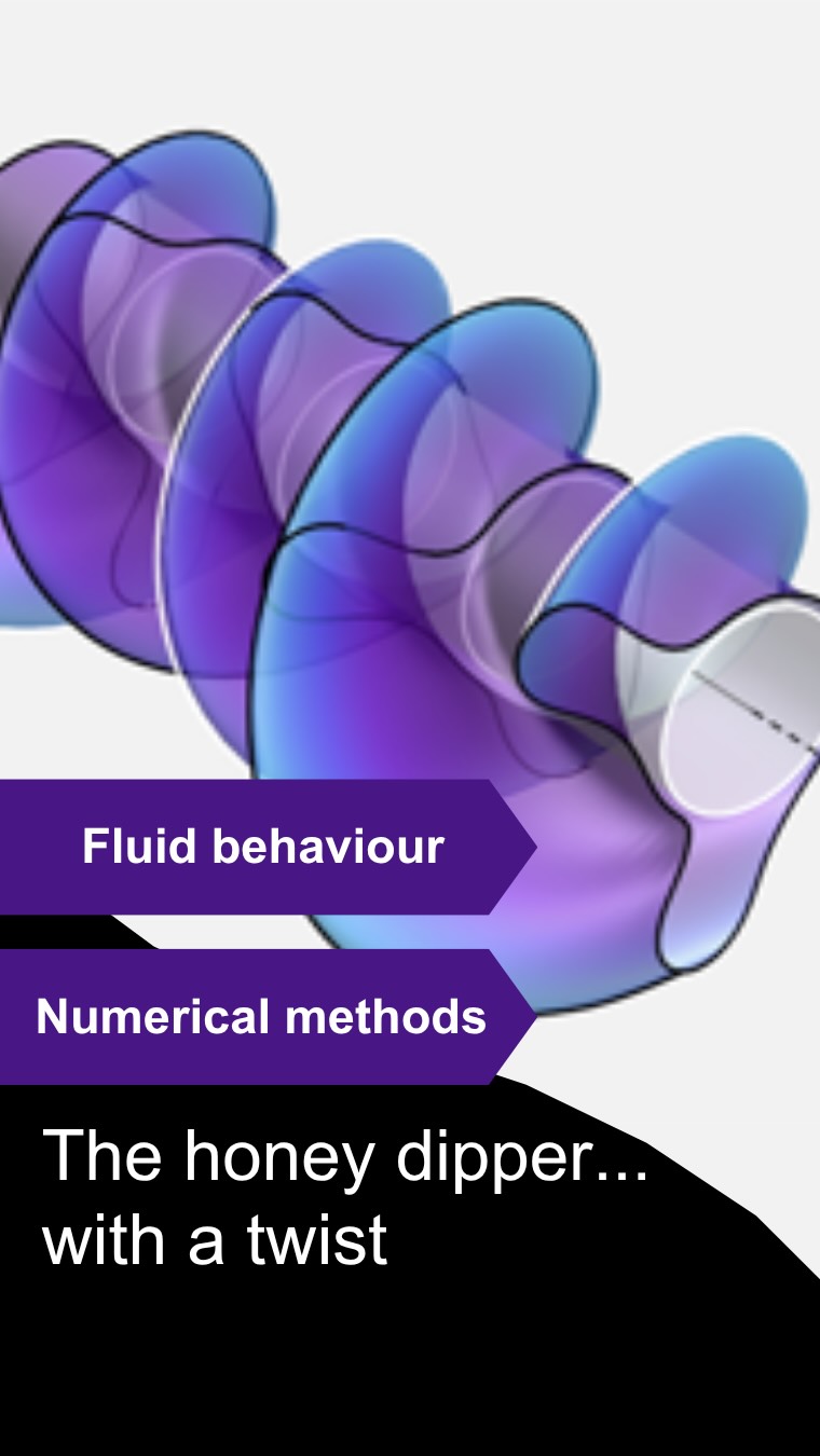 The honey dipper... with a twist Direct numerical simulation of the liquid film dynamics around a rotating circular cylinder, complementing the…